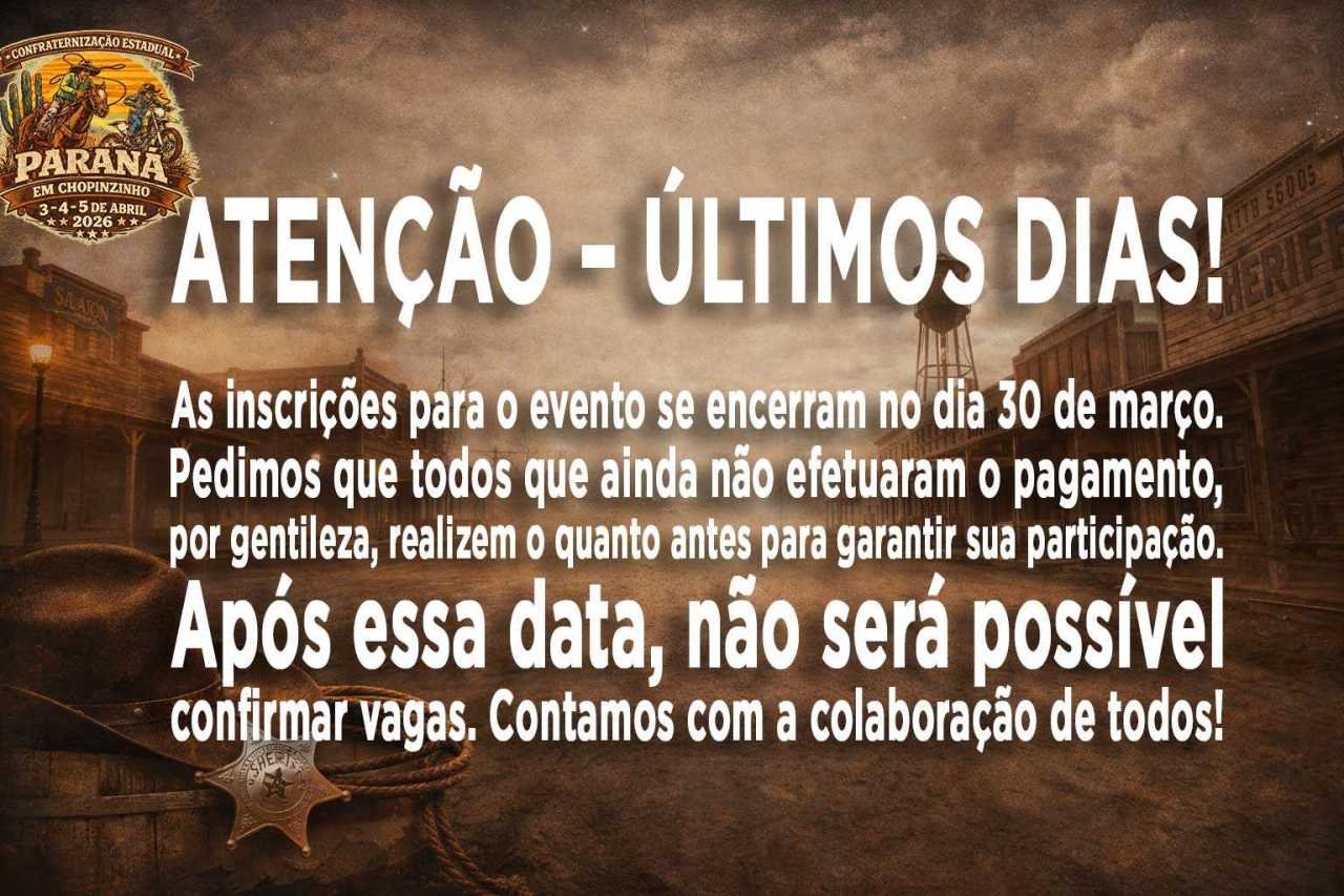 AVISO-ENCERRAMENTO-INSCRIÇÕES
