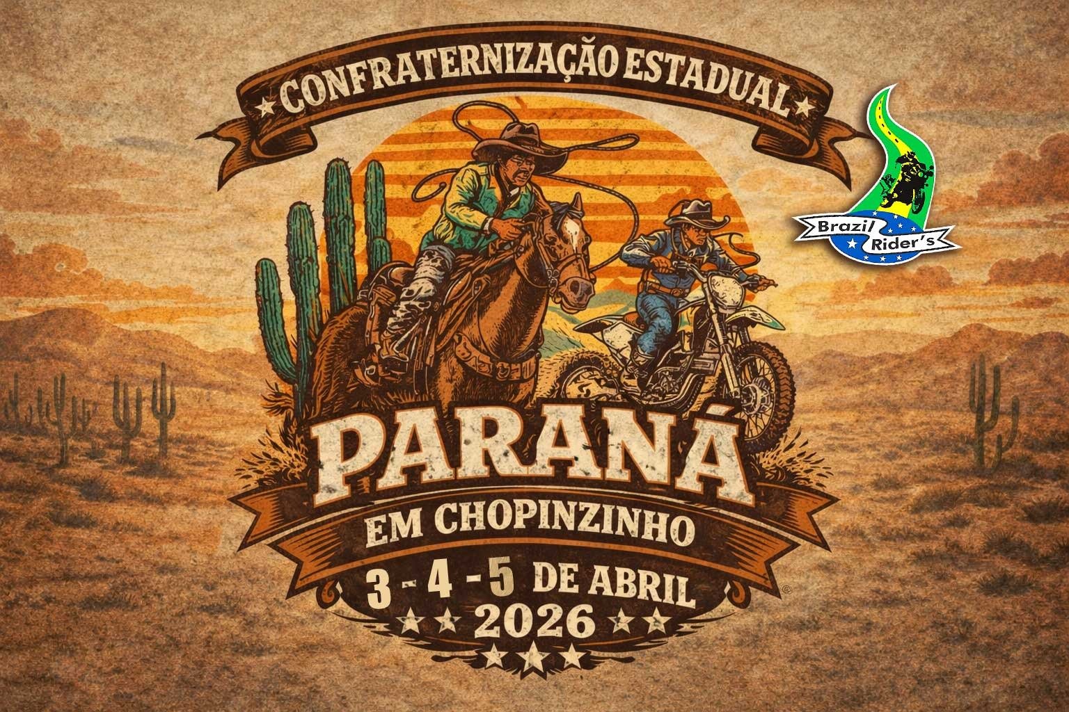 CONFRATERNIZAÇÃO PARANAENSE EM CHOPINZINHO/PR 2026